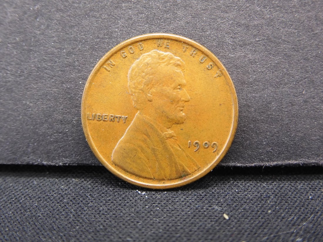 1909 VDB Lincoln Wheat Cent AU (1 of 3)