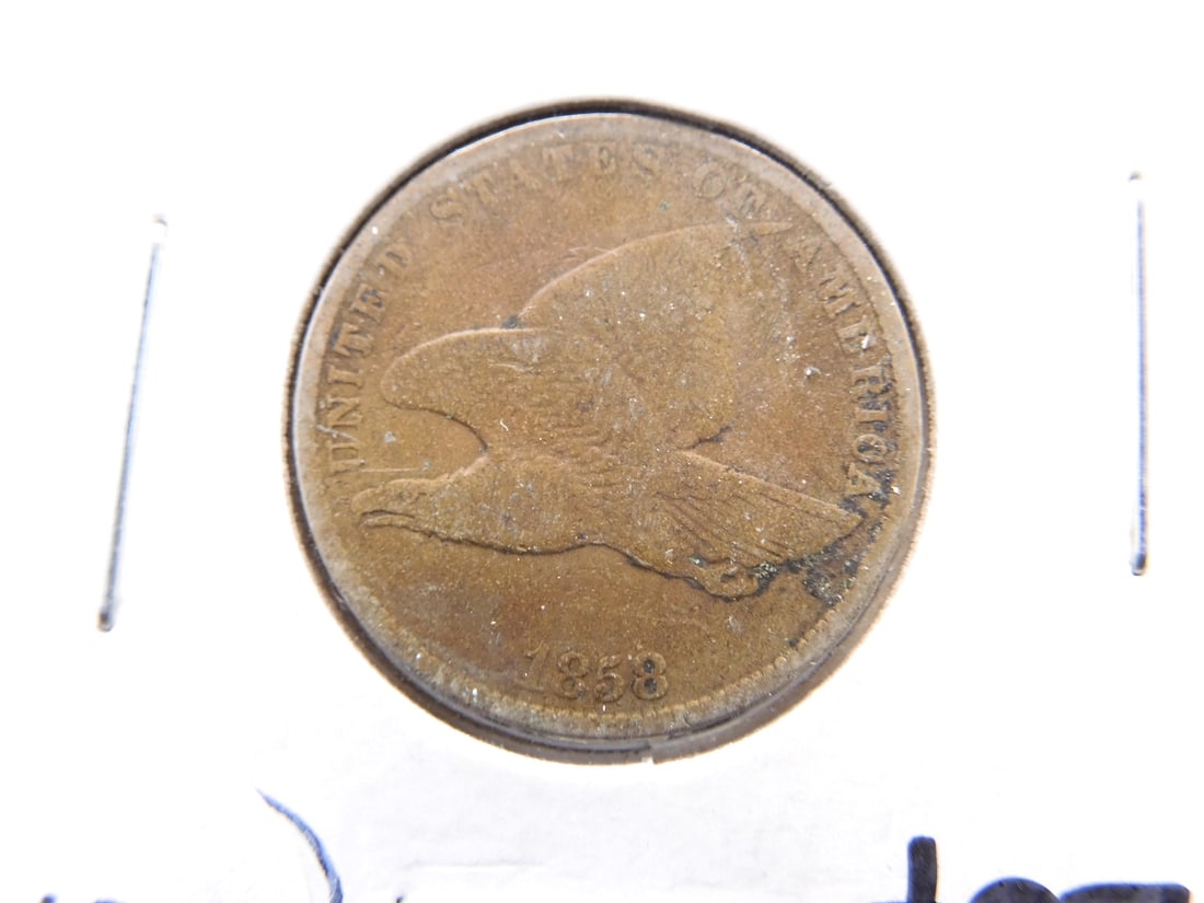 1858 Sm Letters Flying Eagle Cent (1 of 3)