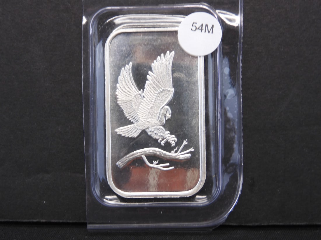 Flying Eagle 1 Troy Ounce .999 Fine Silver Bar (1 of 3)