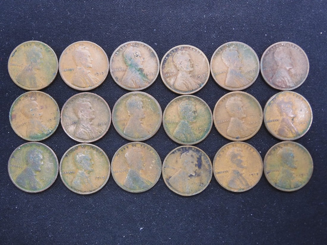 18 1917 Lincoln Wheat Cents (1 of 2)