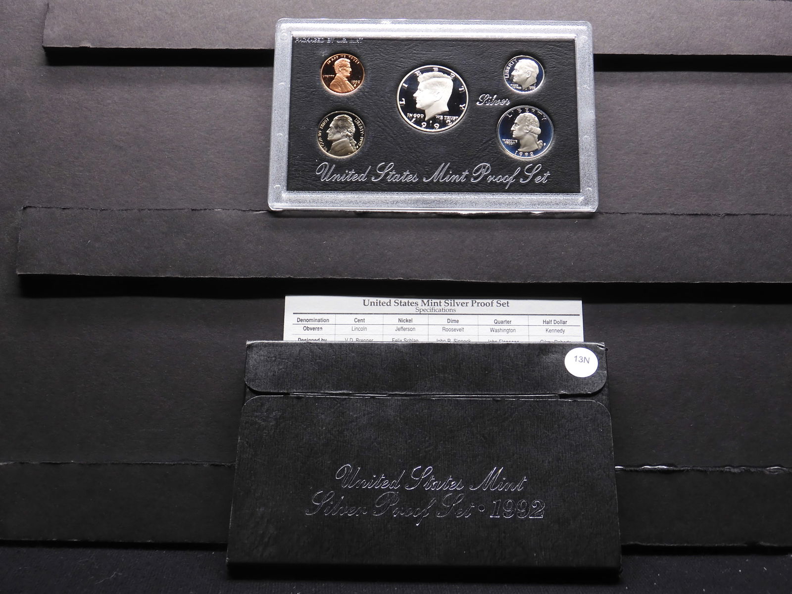 1992-S United States SILVER 5-Coin Proof Set With OGP & COA. (1 of 4)