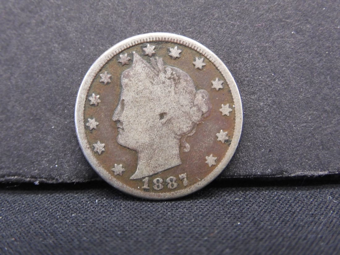 1887 Liberty V Nickel BETTER DATE (1 of 2)