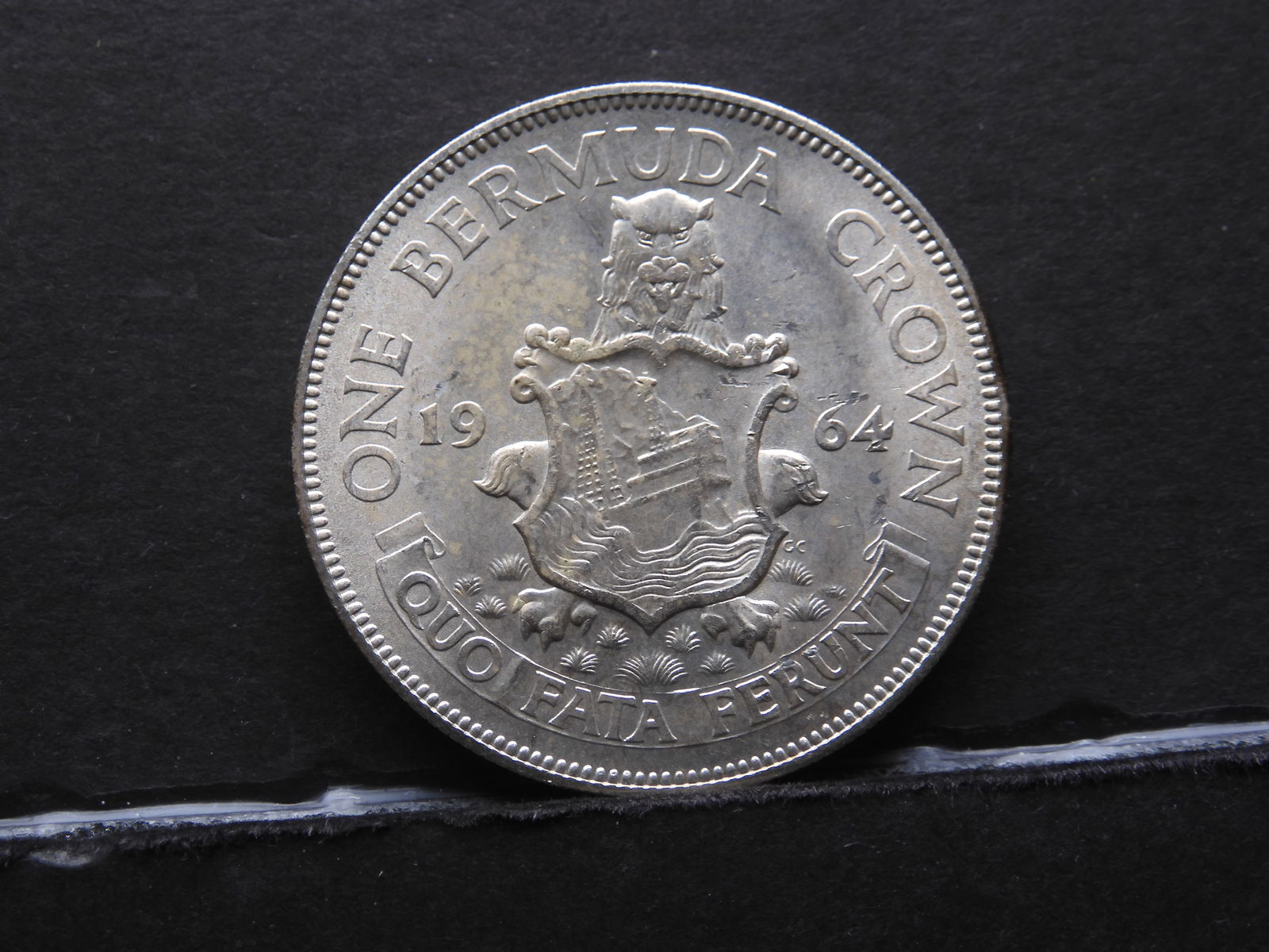 1964 Bermuda .500 Silver One Crown (1 of 2)