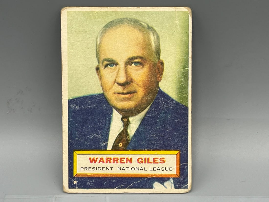 1956 Topps Warren Giles #2: 1956 Topps Warren Giles #2
