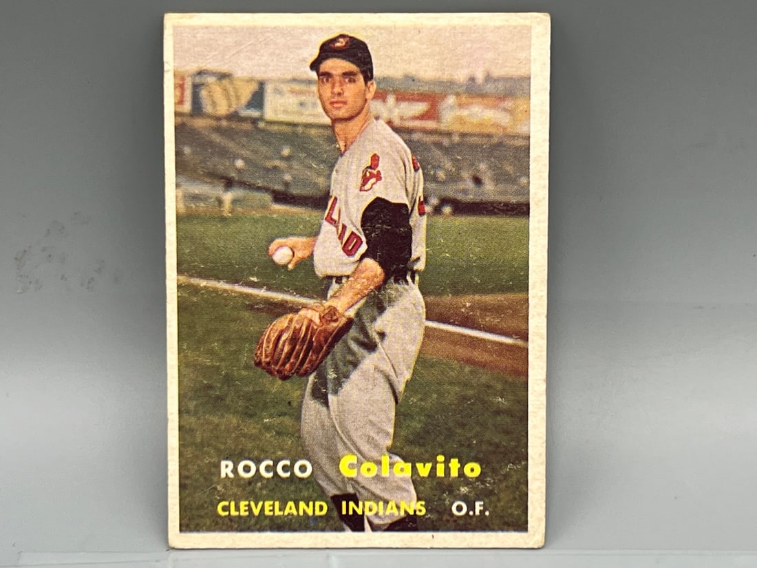 1957 Topps Rocky Colavito RC #212 (1 of 3)