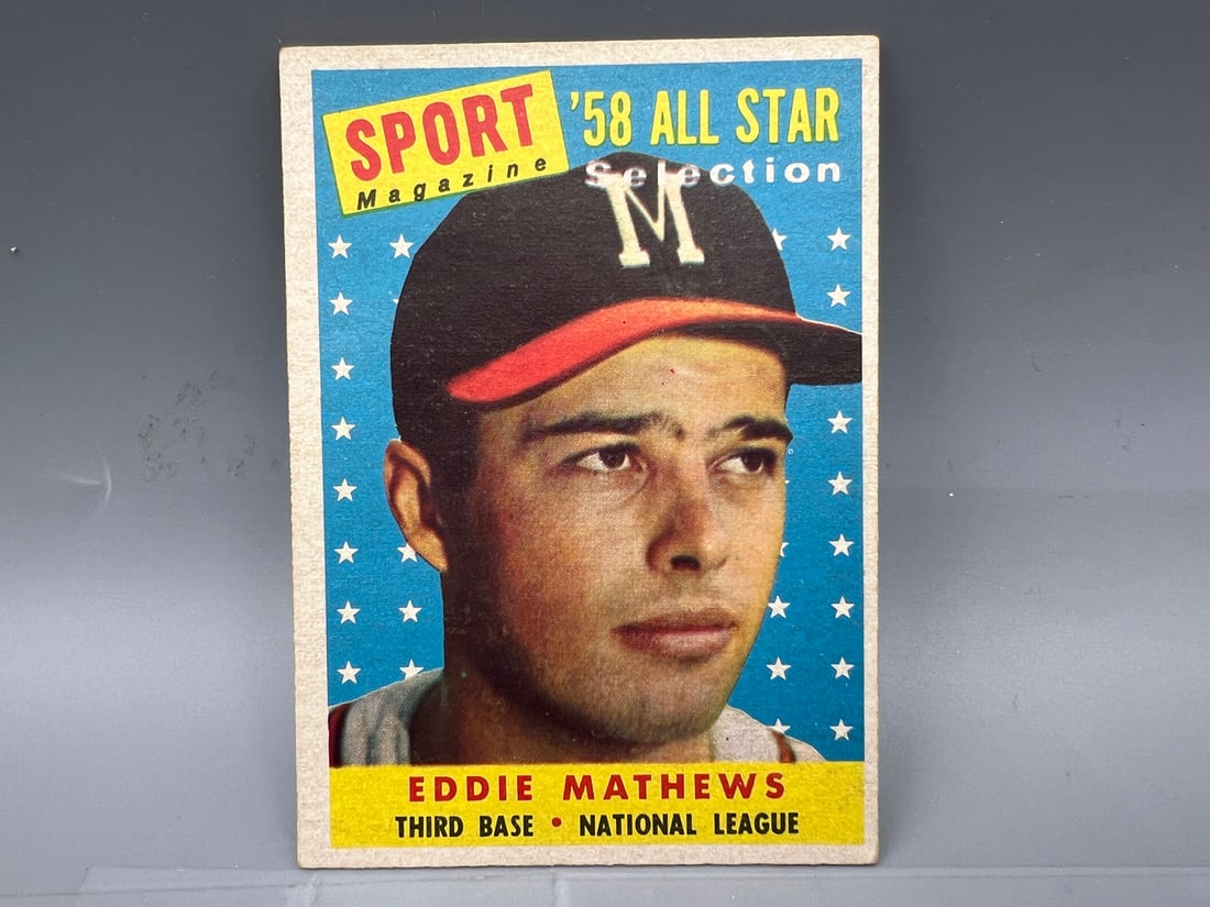 1958 Topps Eddie Mathews All Star #480 (1 of 2)