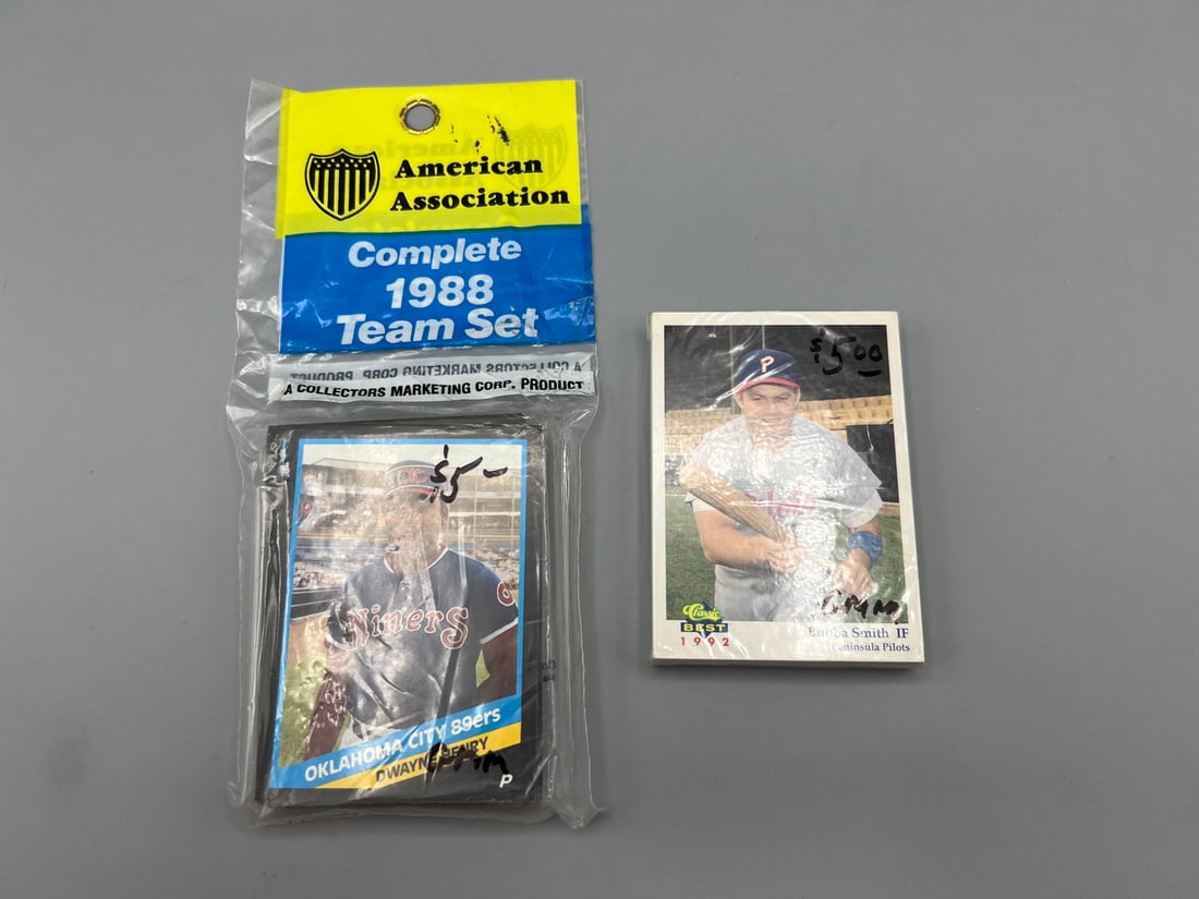 1992 Classic Best Baseball Sealed Set & 1988 American Association Oklahoma City 89ers Baseball (1 of 2)