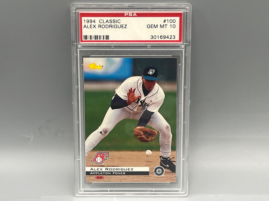 1994 Classic Alex Rodriguez Prospect RC #100 PSA Gem Mint 10 (1 of 2)