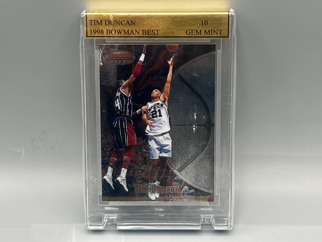 1998 Bowman's Best Tim Duncan RC #106 Razor Grading Services 10 (1 of 2)