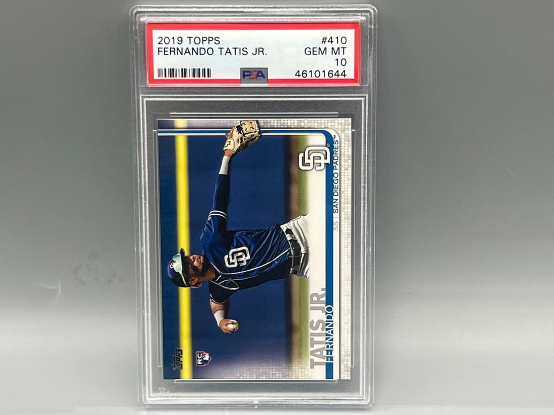 2019 Topps Fernando Tatis Jr. RC #410 PSA Gem Mint 10 (1 of 2)