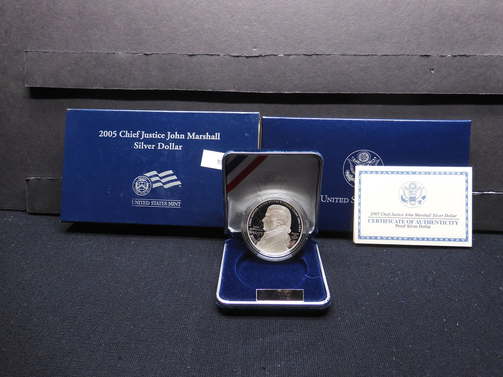 2005-P Chief Justice John Marshall Proof Silver Dollar - OGP: 2005-P Chief Justice John Marshall Proof Silver Dollar - OGP