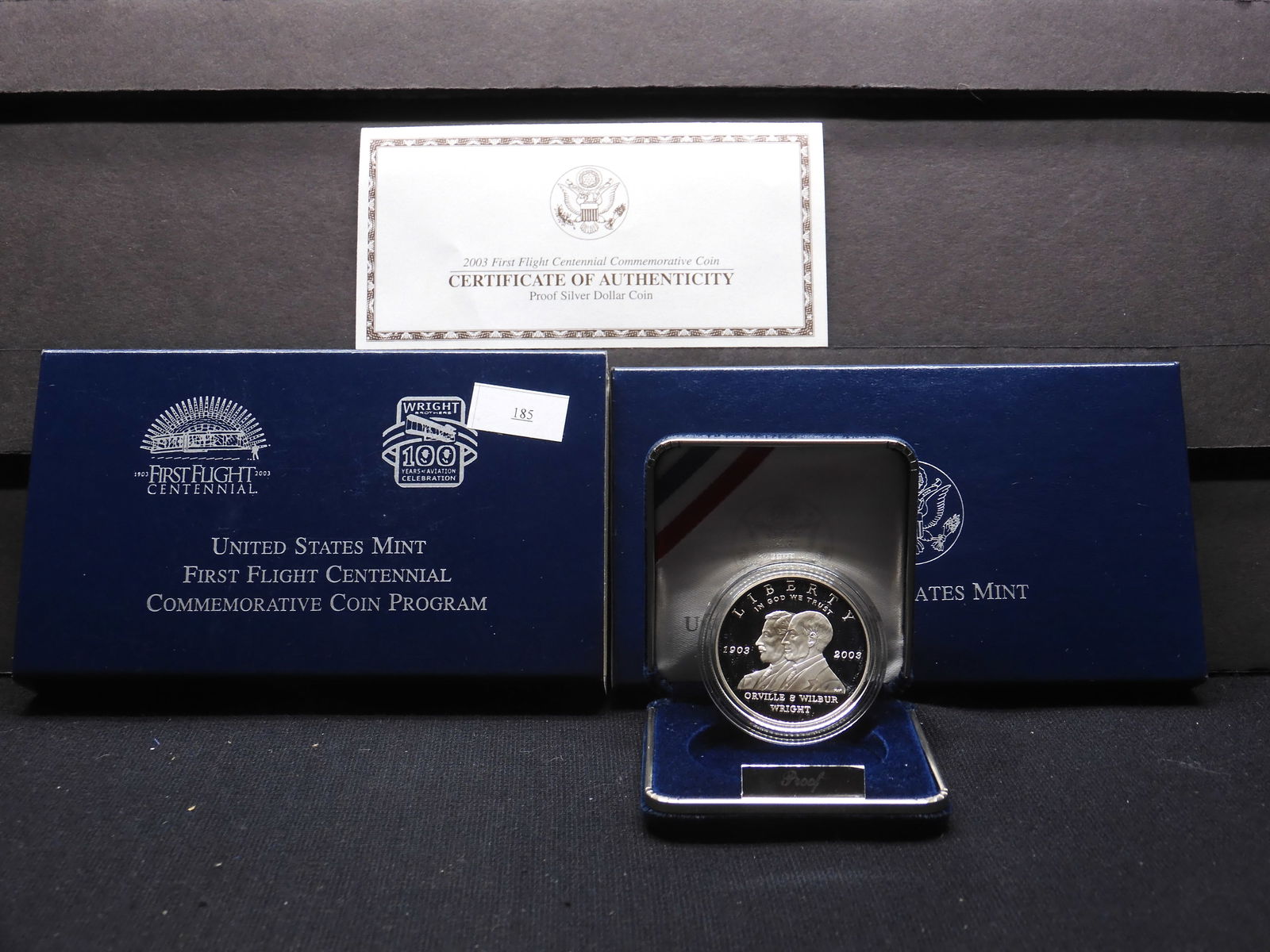 2003-P First Flight Proof Silver Dollar - OGP (1 of 4)