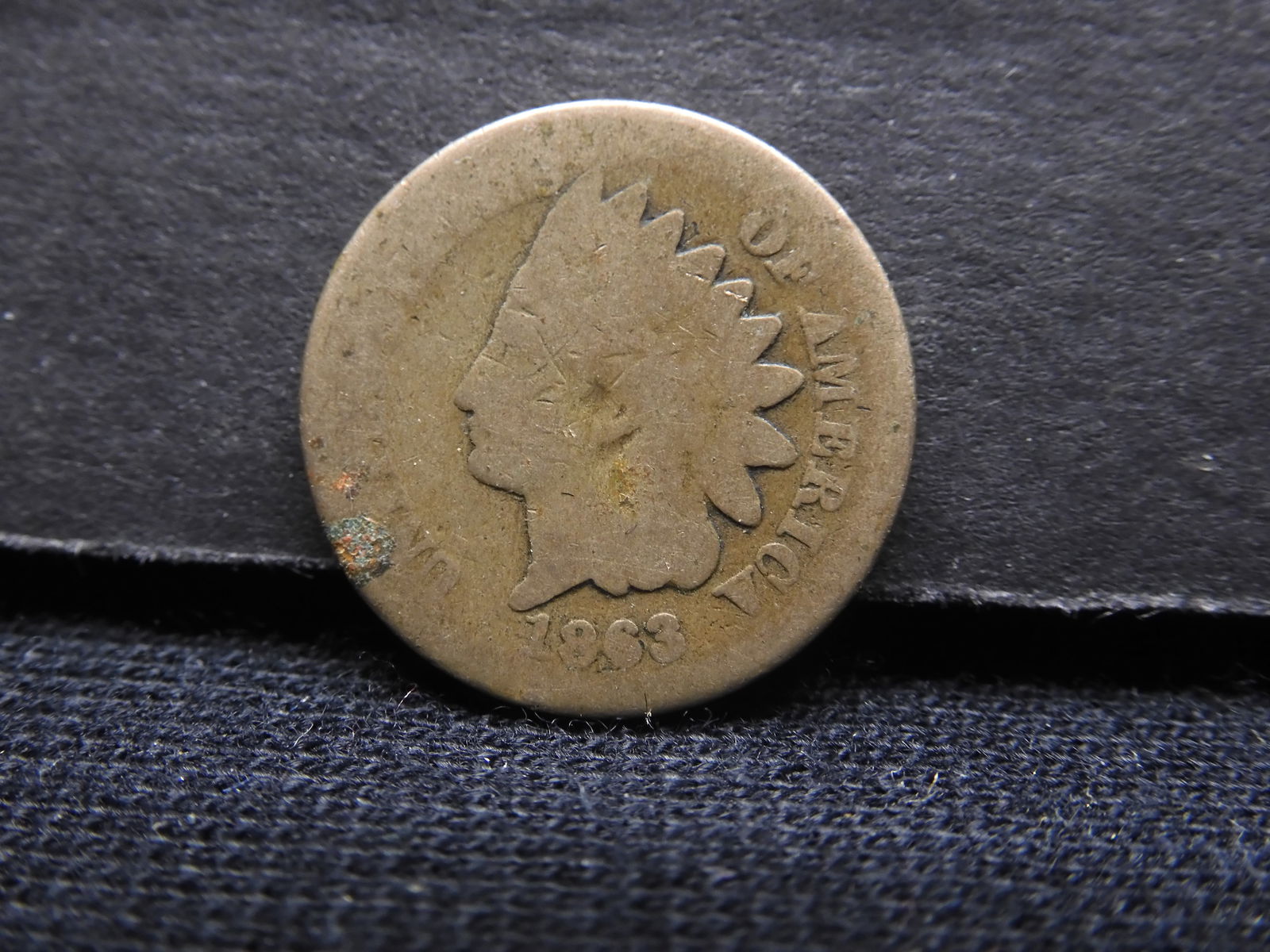 1863 Indian Head Cent - Civil War Date! (1 of 2)