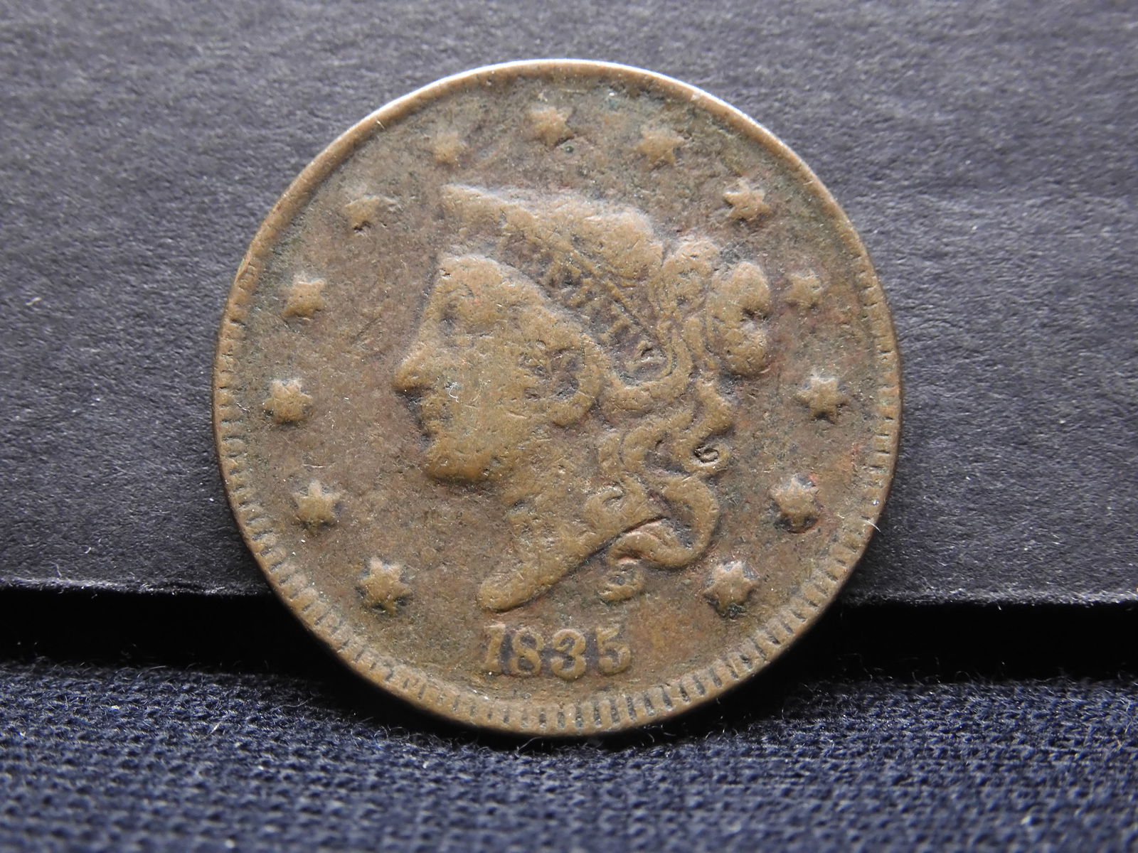 1835 Coronet Head Large Cent (1 of 2)