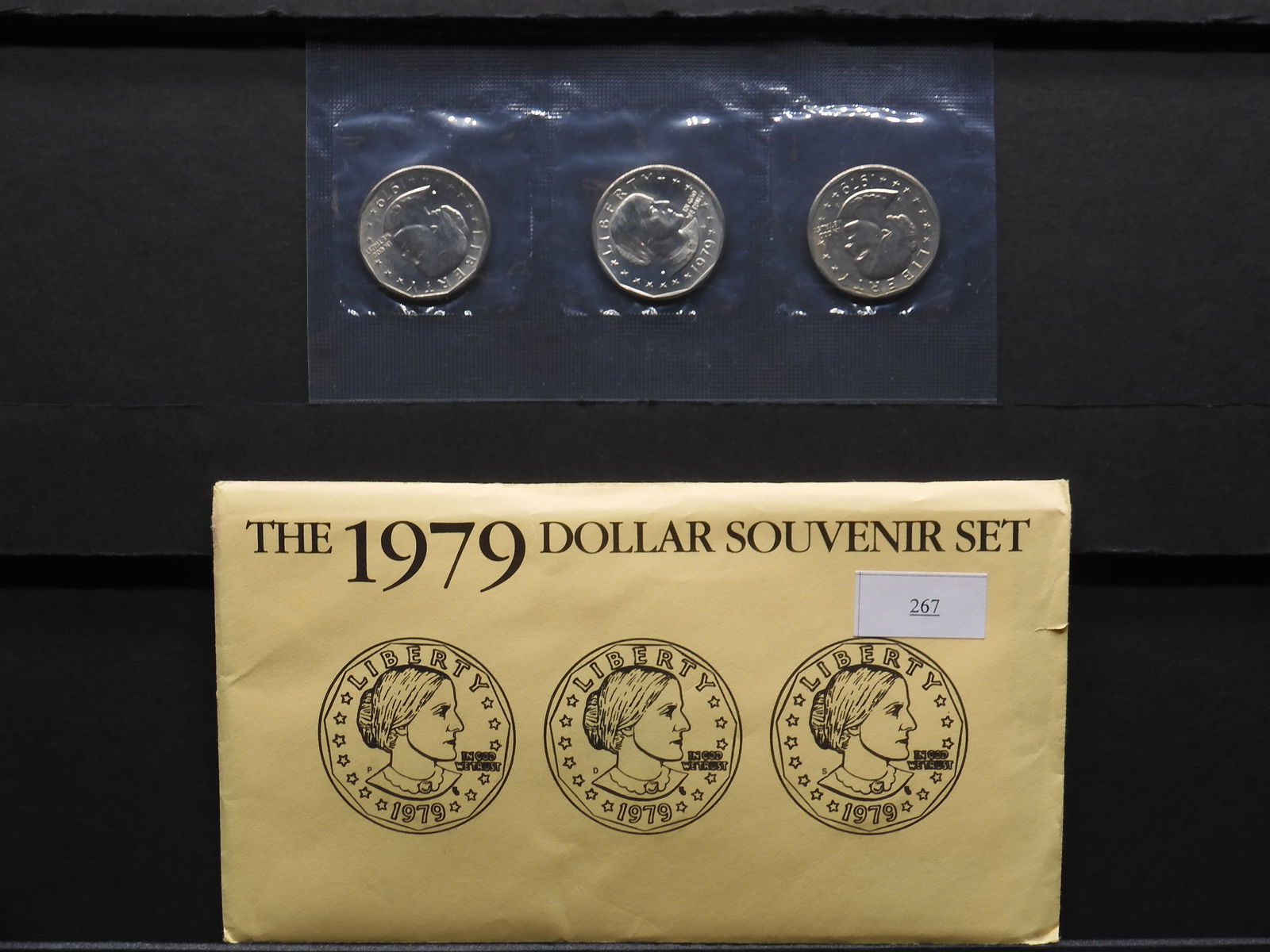 1979 Dollar Souvenir Set - Susan B. Anthony - 3 Coins (1 of 3)