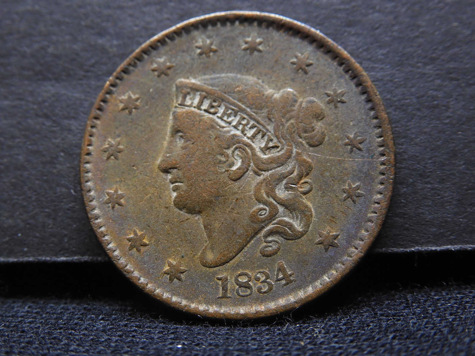 1834 Coronet Head Large Cent (1 of 2)