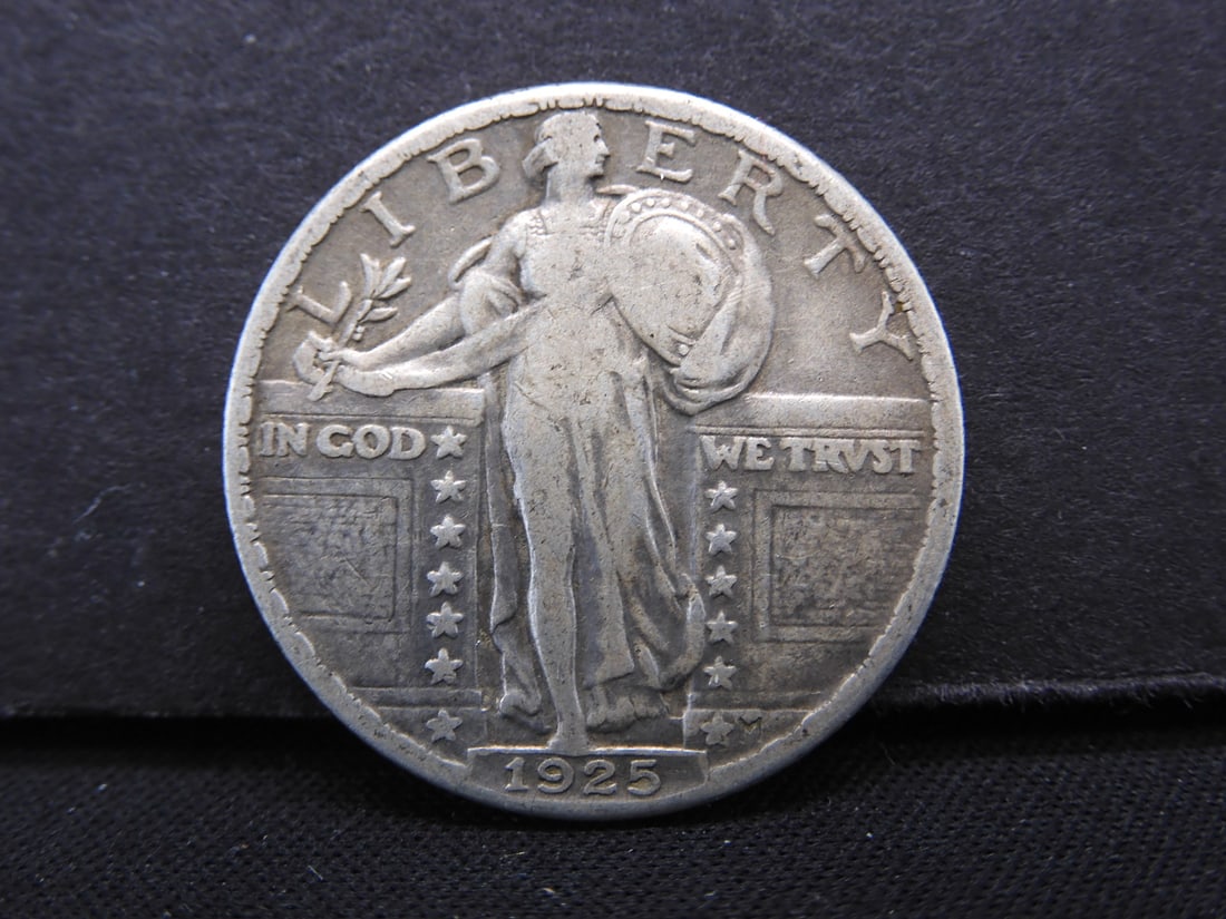 1925 Standing Quarter  - Fine (1 of 2)