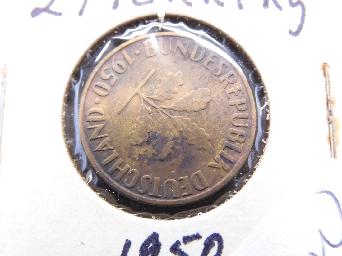 1950-G - Germany - 2 Pfennig (1 of 3)