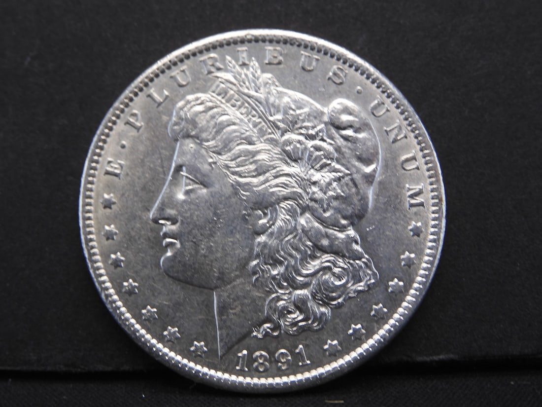 1891 Morgan Dollar. High Grade (1 of 2)