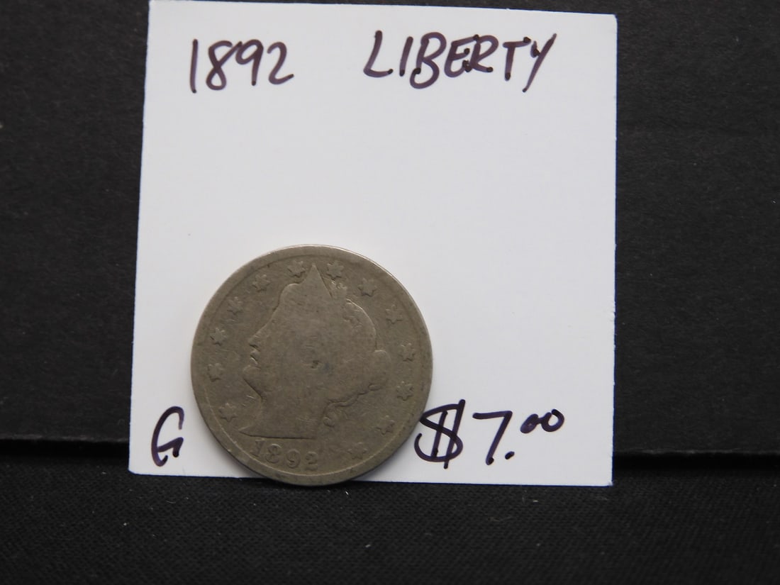 1892 Liberty V Nickel: 1892 Liberty V Nickel