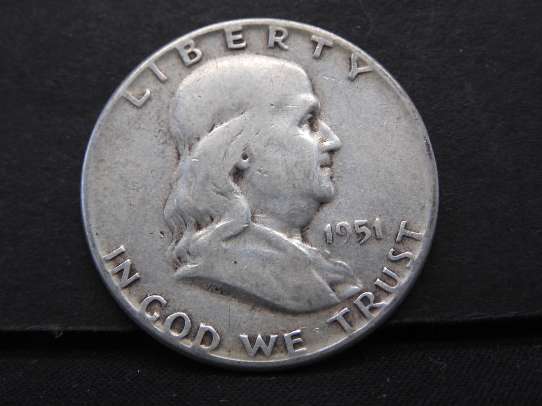 1951-P Franklin Half Dollar: 1951-P Franklin Half Dollar