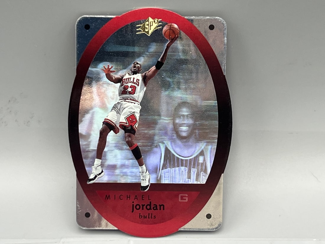 1996 Upper Deck SPX Michael Jordan Hologram Diecut #8 (1 of 2)