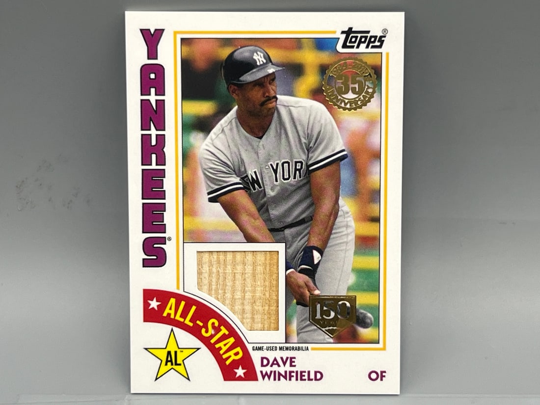 2019 Topps Dave Winfield Game Used Bat Relic #002/150 (1 of 2)