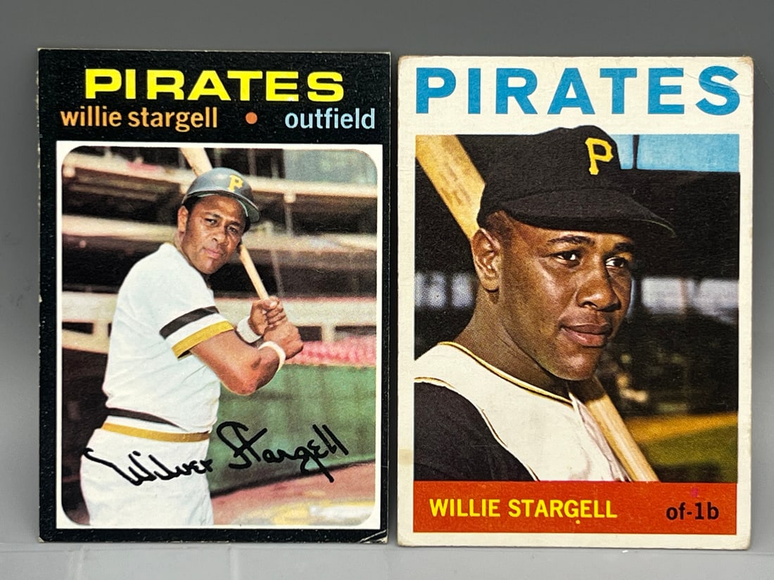 1964 Topps Willie Stargell #342 & 1971 Topps Willie Stargell #230 (1 of 2)