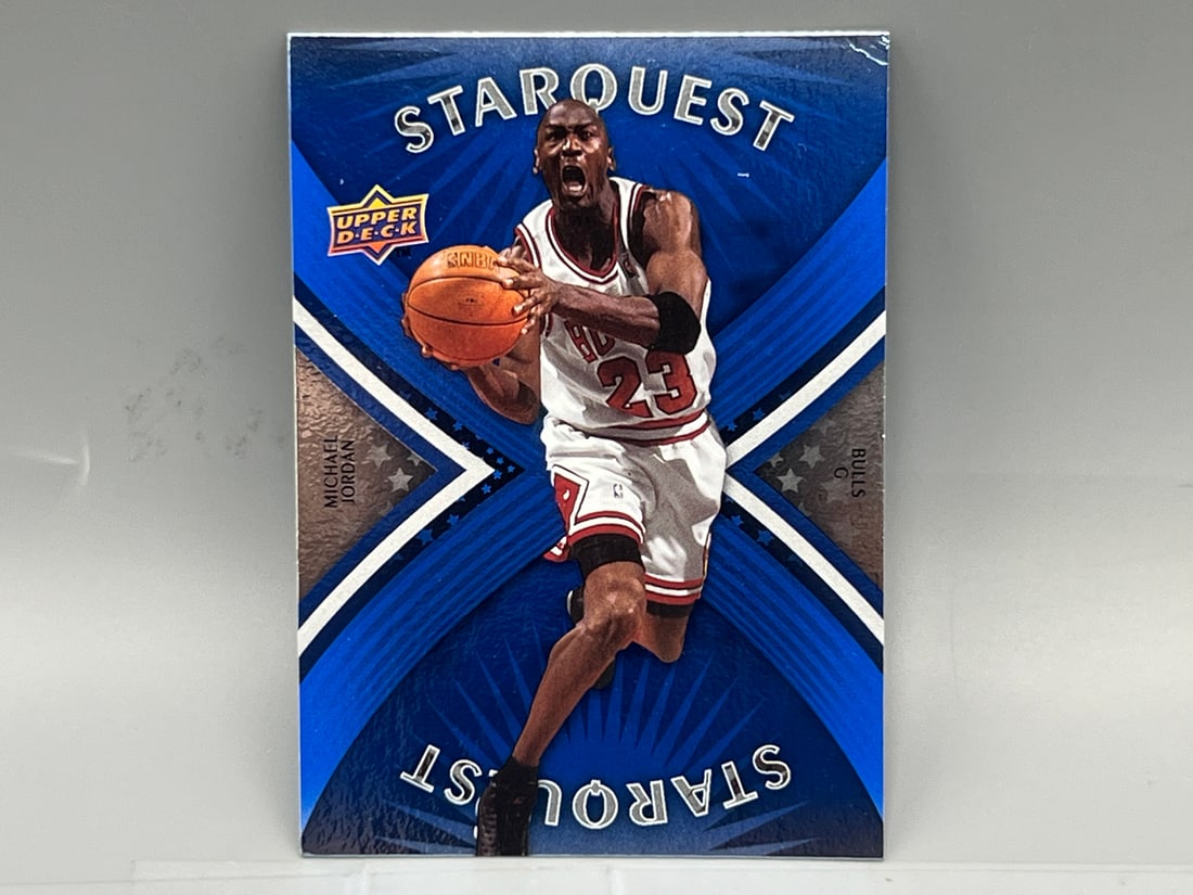 2008-09 Upper Deck Starquest Michael Jordan Super Rare Blue #SQ20 (1 of 2)