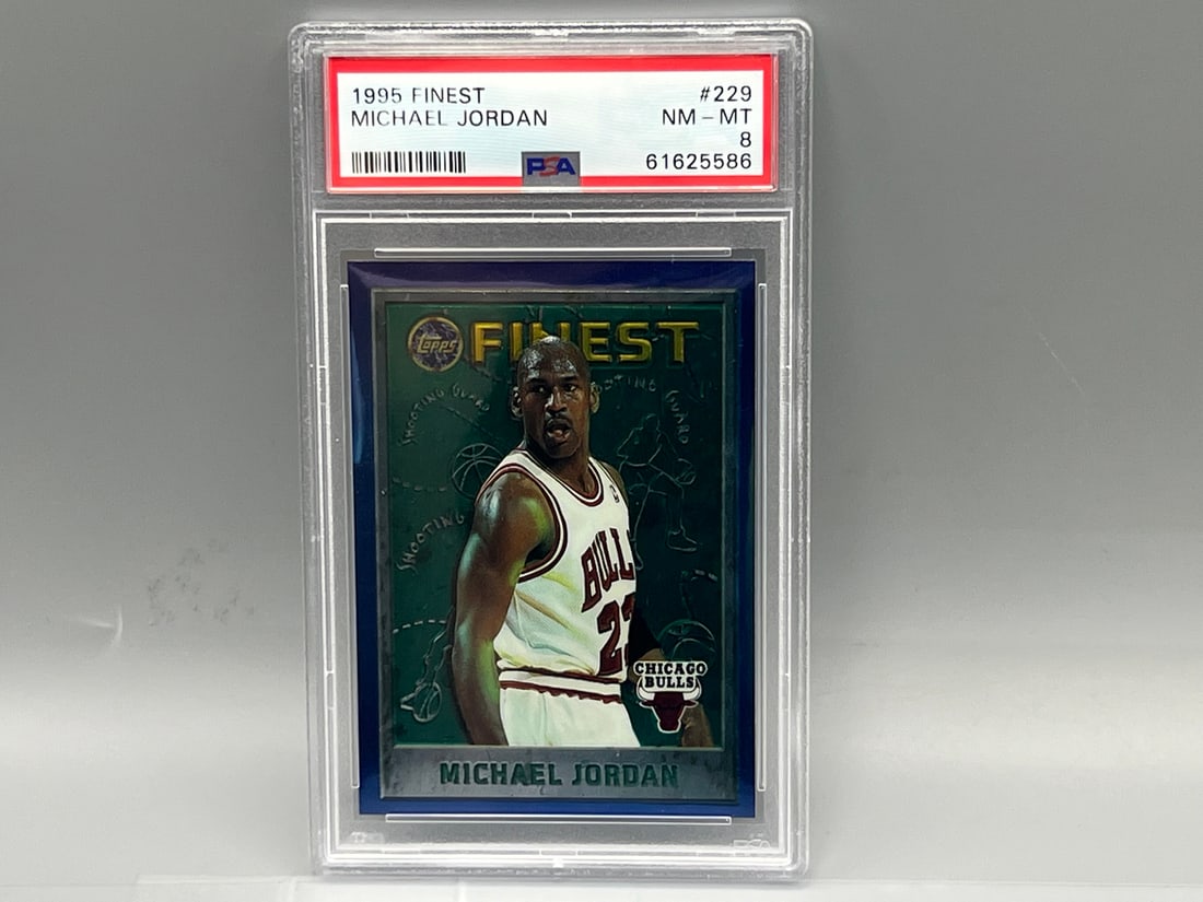 1995 Finest Michael Jordan #229 PSA NM-MT 8 (1 of 2)