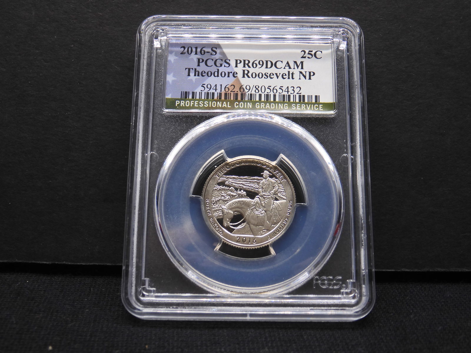 2016-S Theodore Roosevelt NP Quarter - PCGS PR69DCAM (1 of 4)