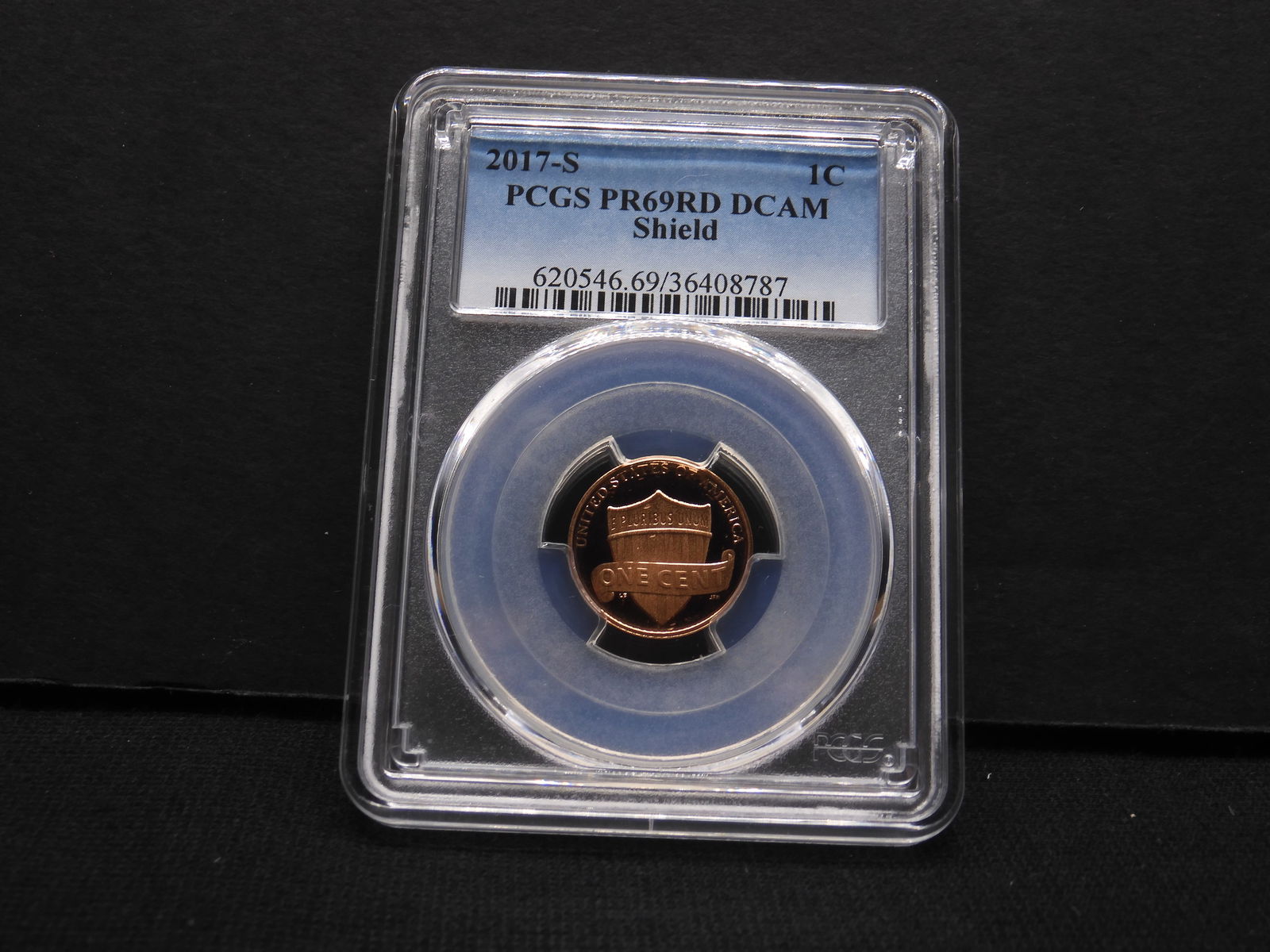 2017-S Lincoln Shield Cent - PCGS PR69RD DCAM (1 of 4)