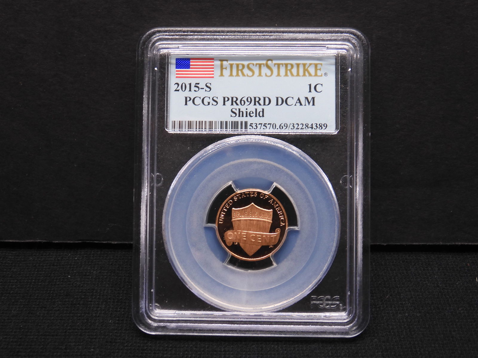 2015-S Lincoln Shield Cent - PCGS PR69RD DCAM - First Strike (1 of 4)