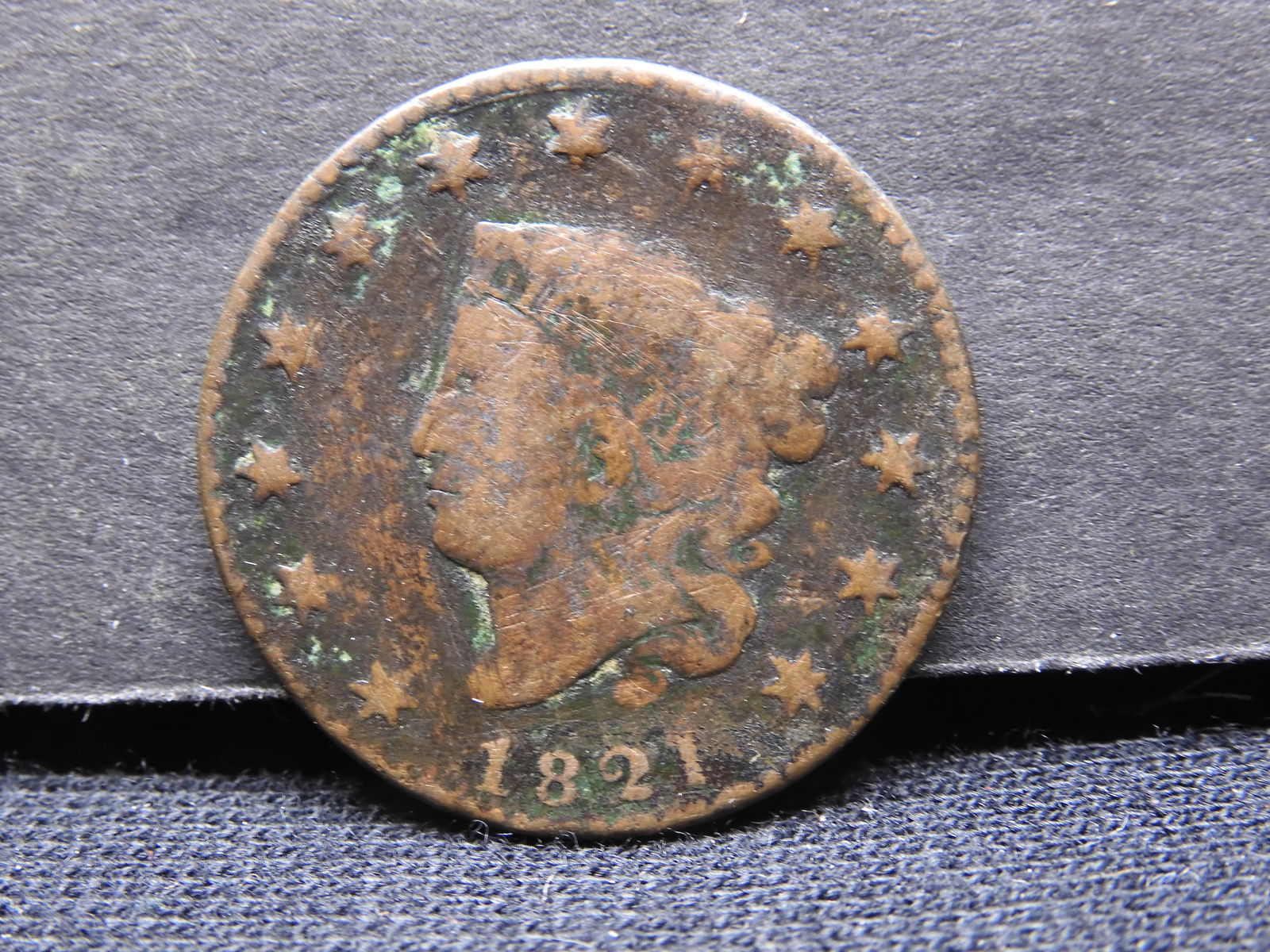 1821 Coronet Head Large Cent (1 of 2)