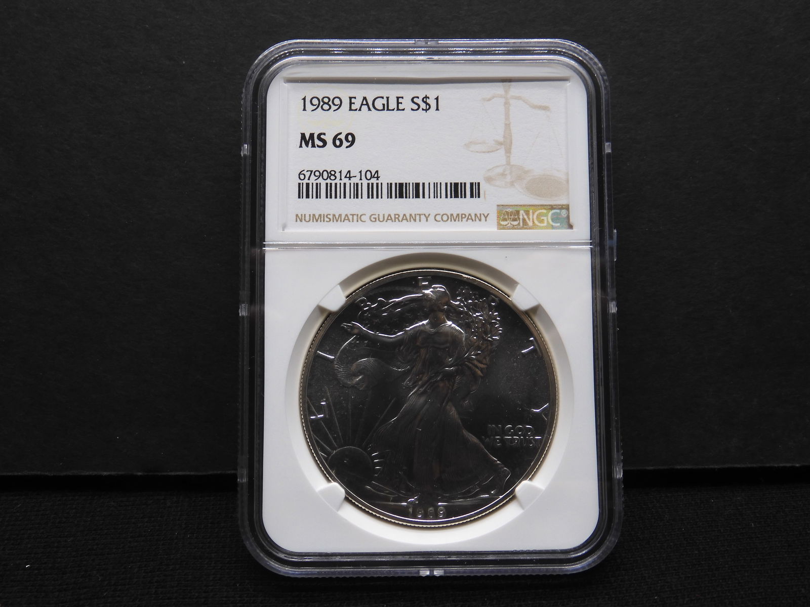 1989 American Silver Eagle - NGC MS69 (1 of 4)