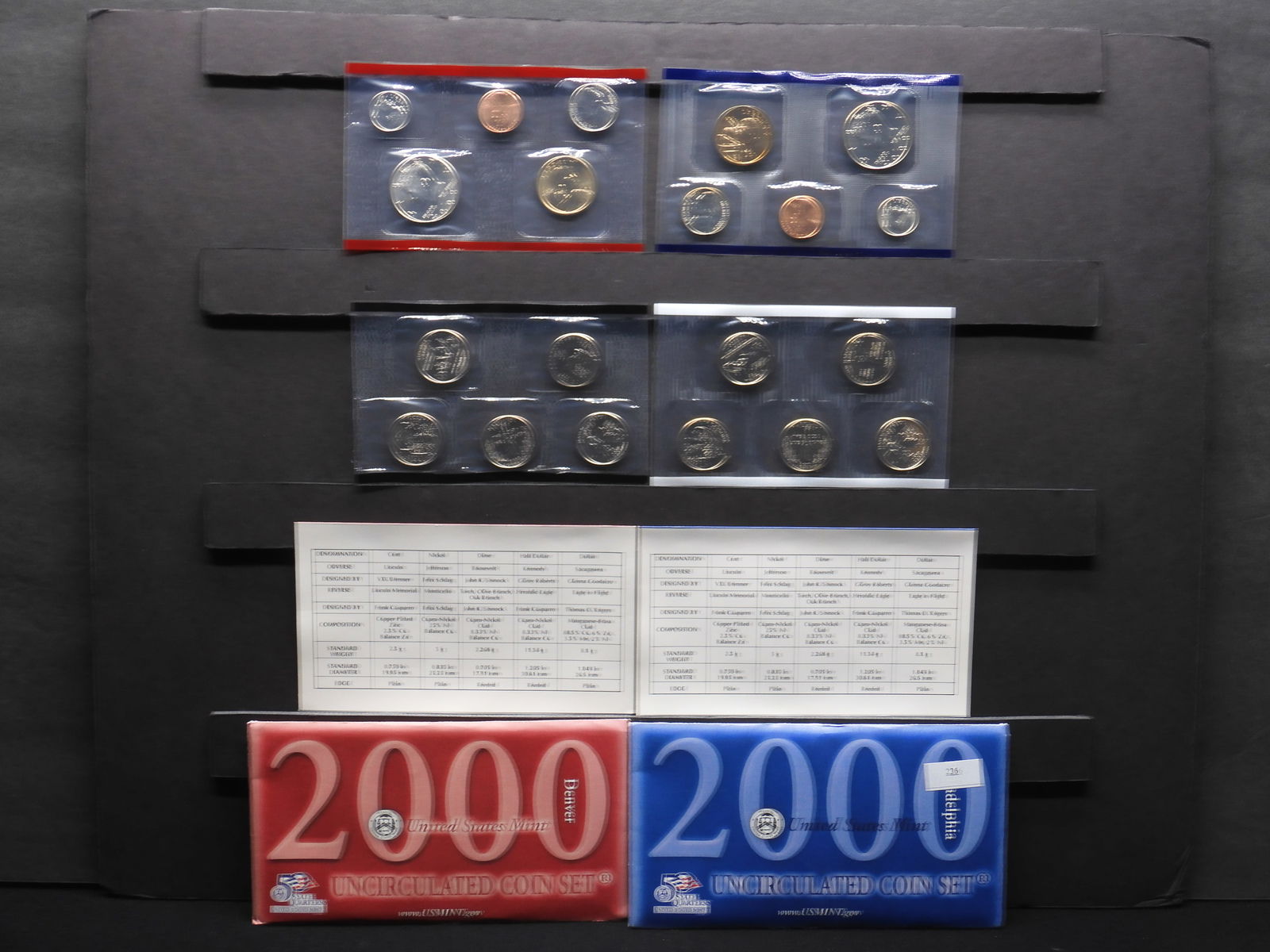 2000-P&D Uncirculated Mint Set - OGP (1 of 11)