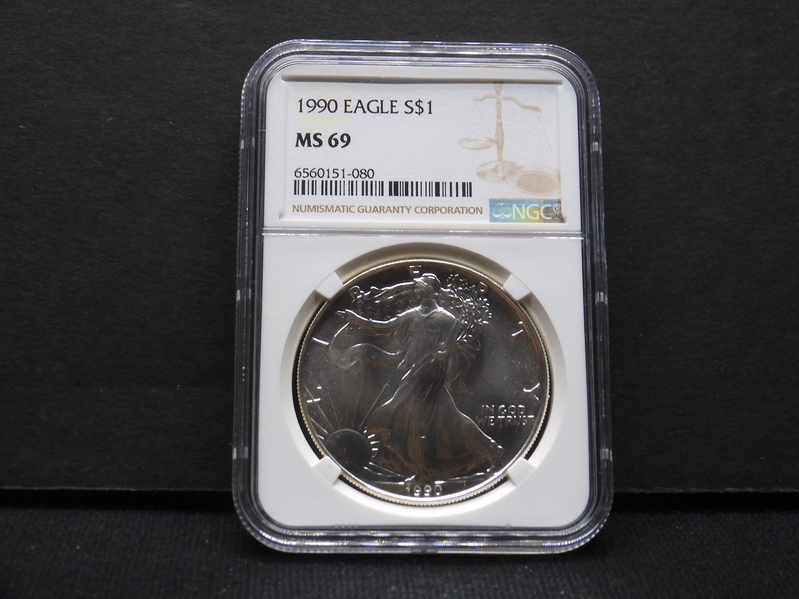 1990 American Silver Eagle - NGC MS69 (1 of 4)
