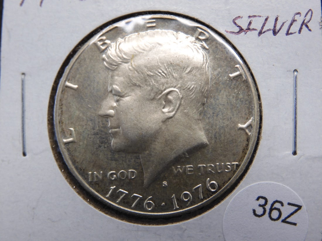 1976-S 40% "Silver" Proof Kennedy Half Dollar (1 of 3)