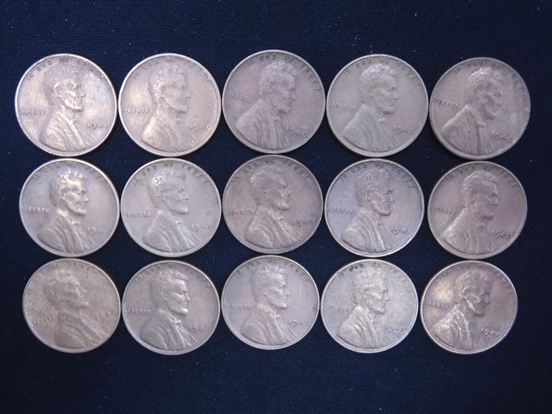 15-WWII Wheaties (5-1940, 4-1941, 1-1941D & 5 1942) (1 of 2)