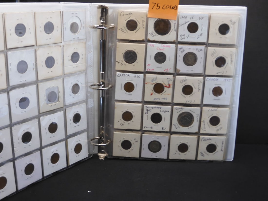 Random Coin Collection- 75 Total Coins (1 of 6)