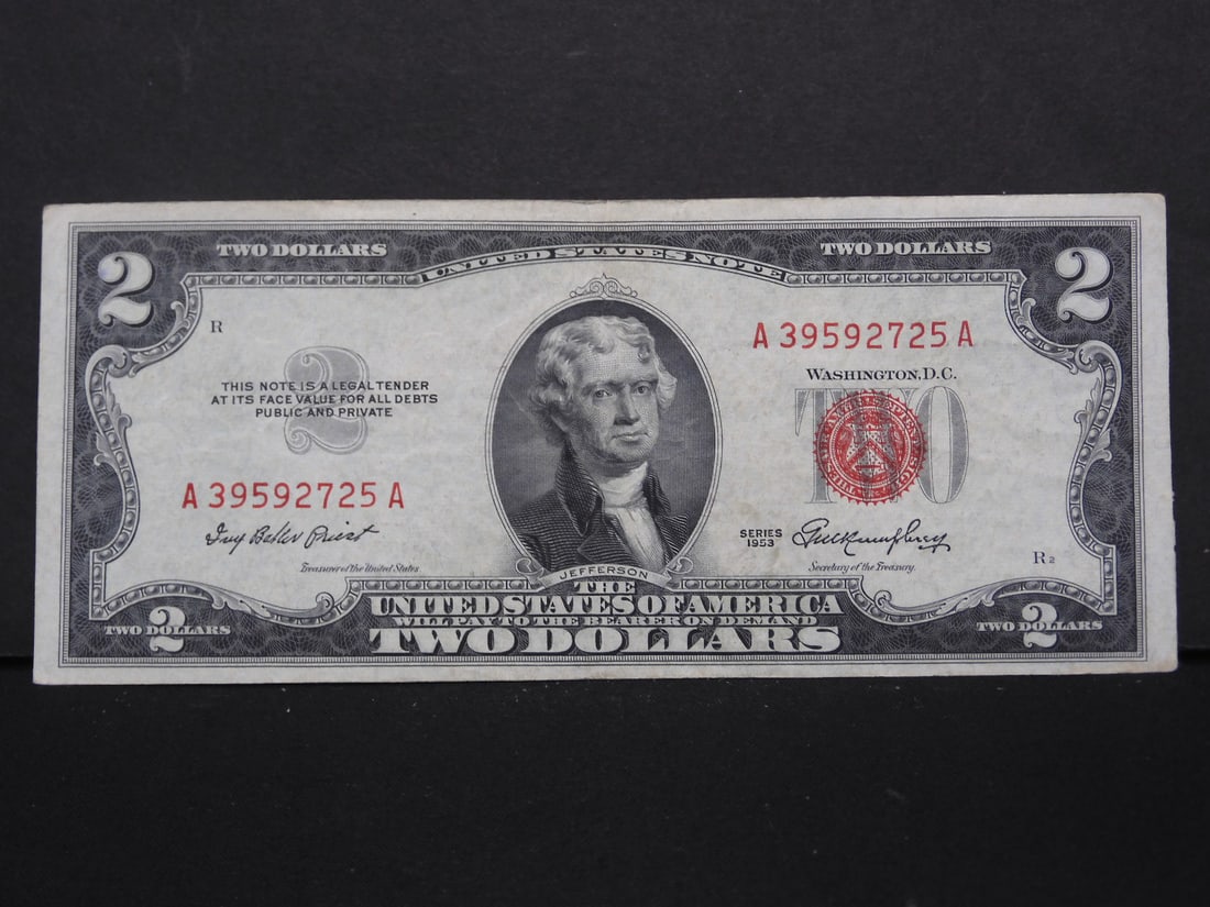 1953 - $2 Bill - Red Seal (1 of 3)
