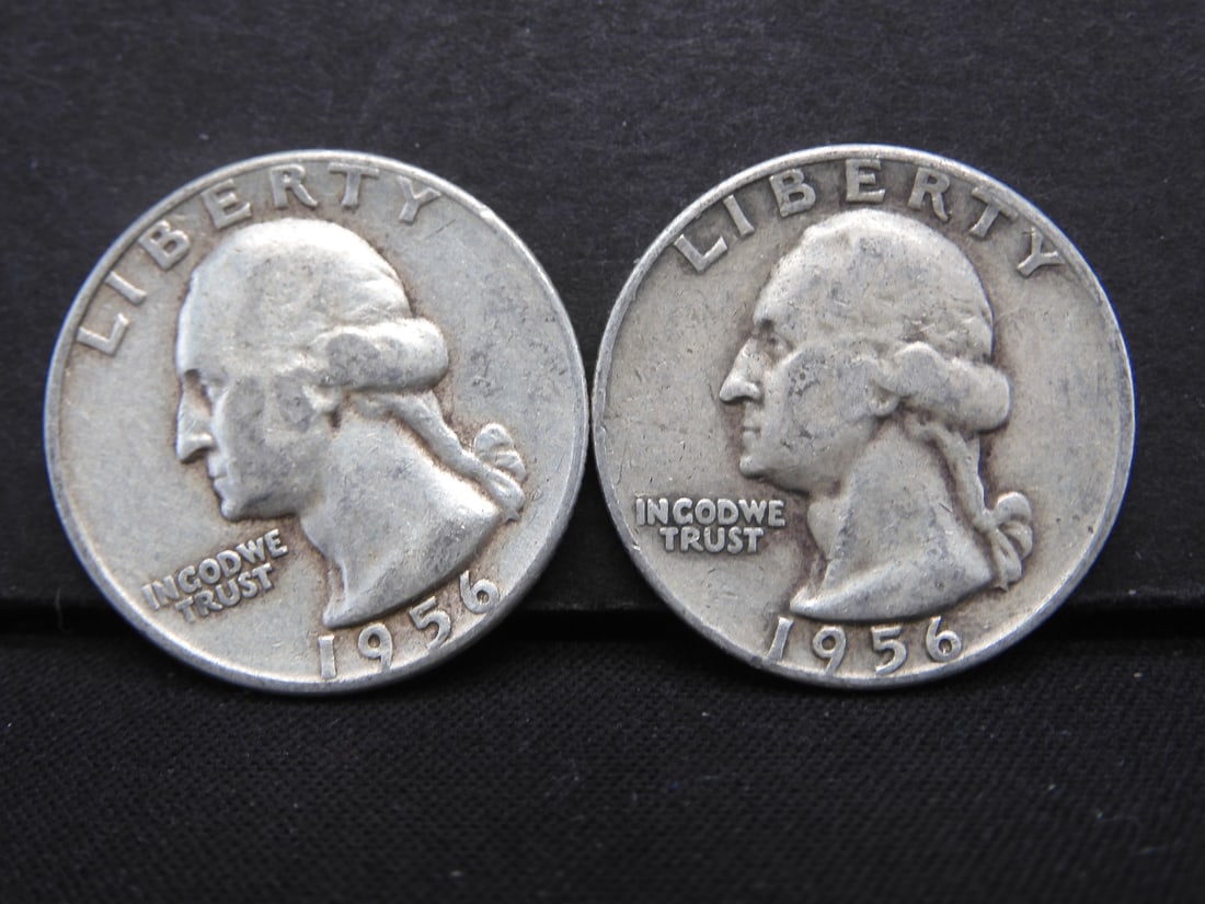 1956-P+D Washington Quarters (1 of 2)