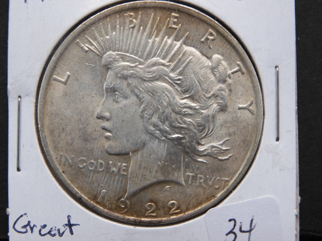 1922-P BU Peace Dollar (1 of 3)