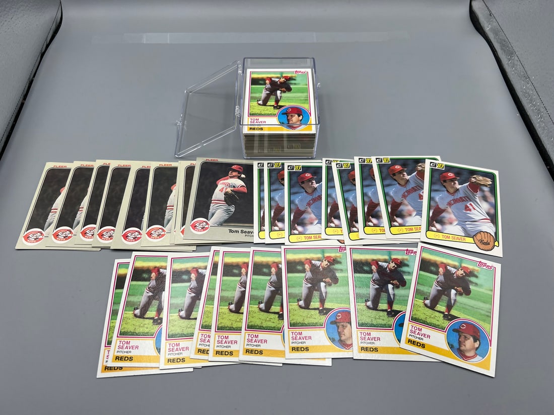 Lot of (100) 1980's Tom Seaver Baseball Cards - Varying Conditions (1 of 4)