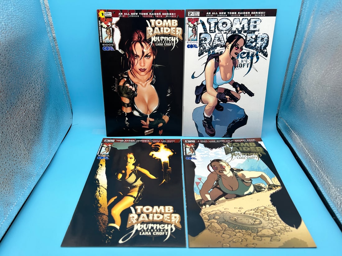Tomb Raider Journeys #1-4 - All Adam Hughes Covers: Tomb Raider Journeys #1-4 - All Adam Hughes Covers