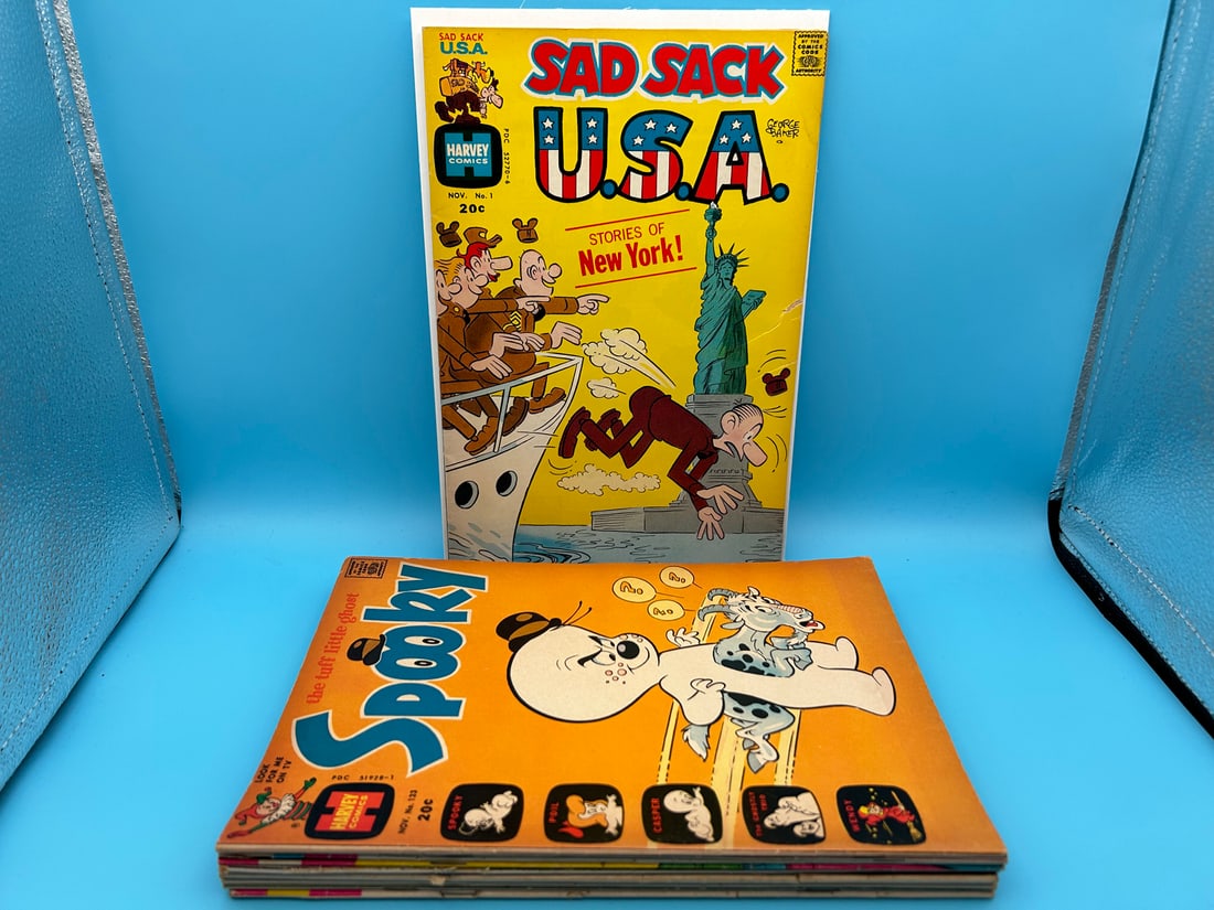 Lot of 11 Vintage Cartoon Character Comics - Sad Sack, Spooky, Casper, Little Dot, Archie Laugh (1 of 3)