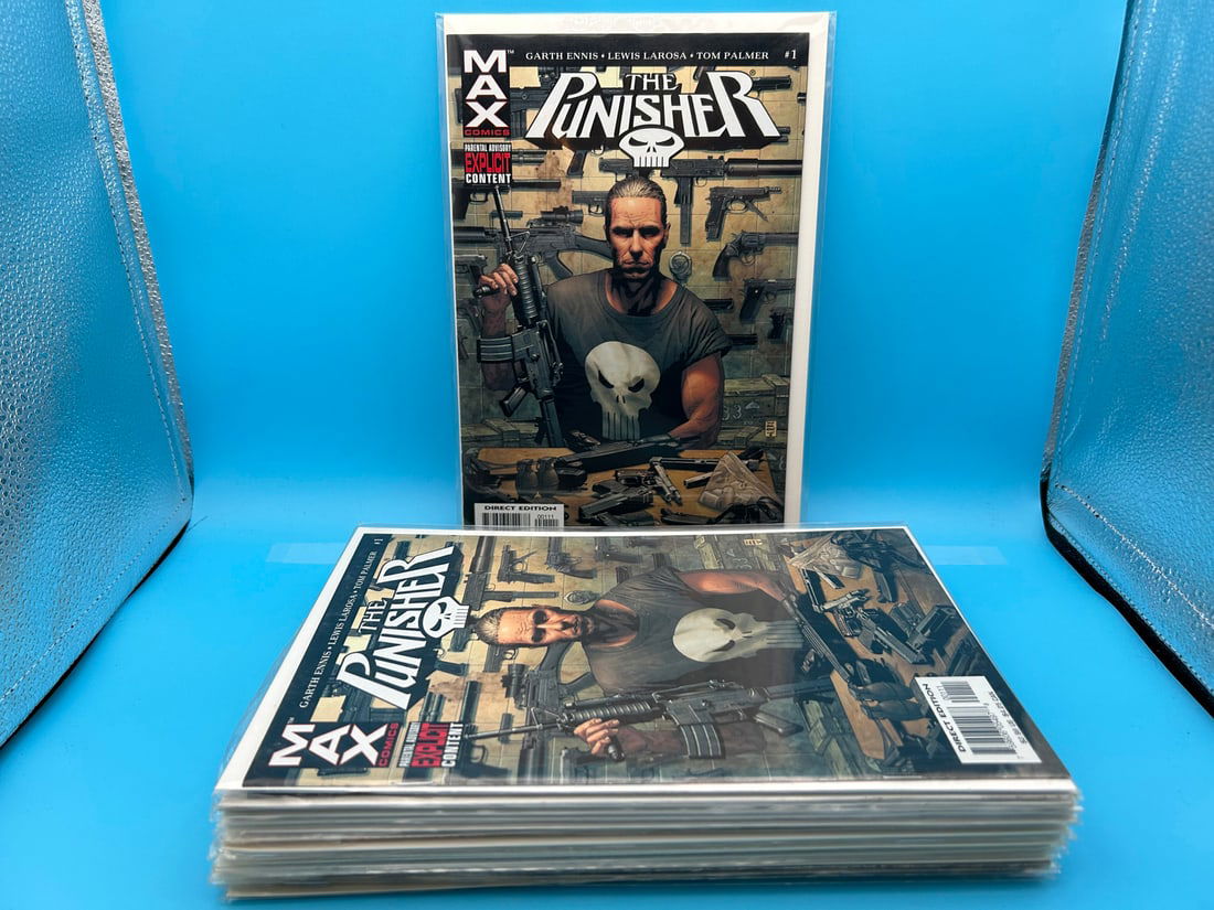 Lot of Marvel Max The Punisher Comics #1-4 with duplicates and Marvel Knights The Punisher #2-10 (1 of 4)