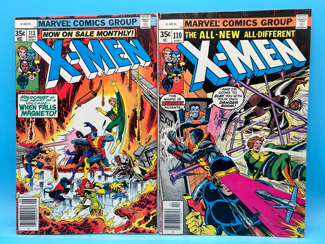 X-Men Comics #110 & 113 - Phoenix joins the X-Men: X-Men Comics #110 & 113 - Phoenix joins the X-Men