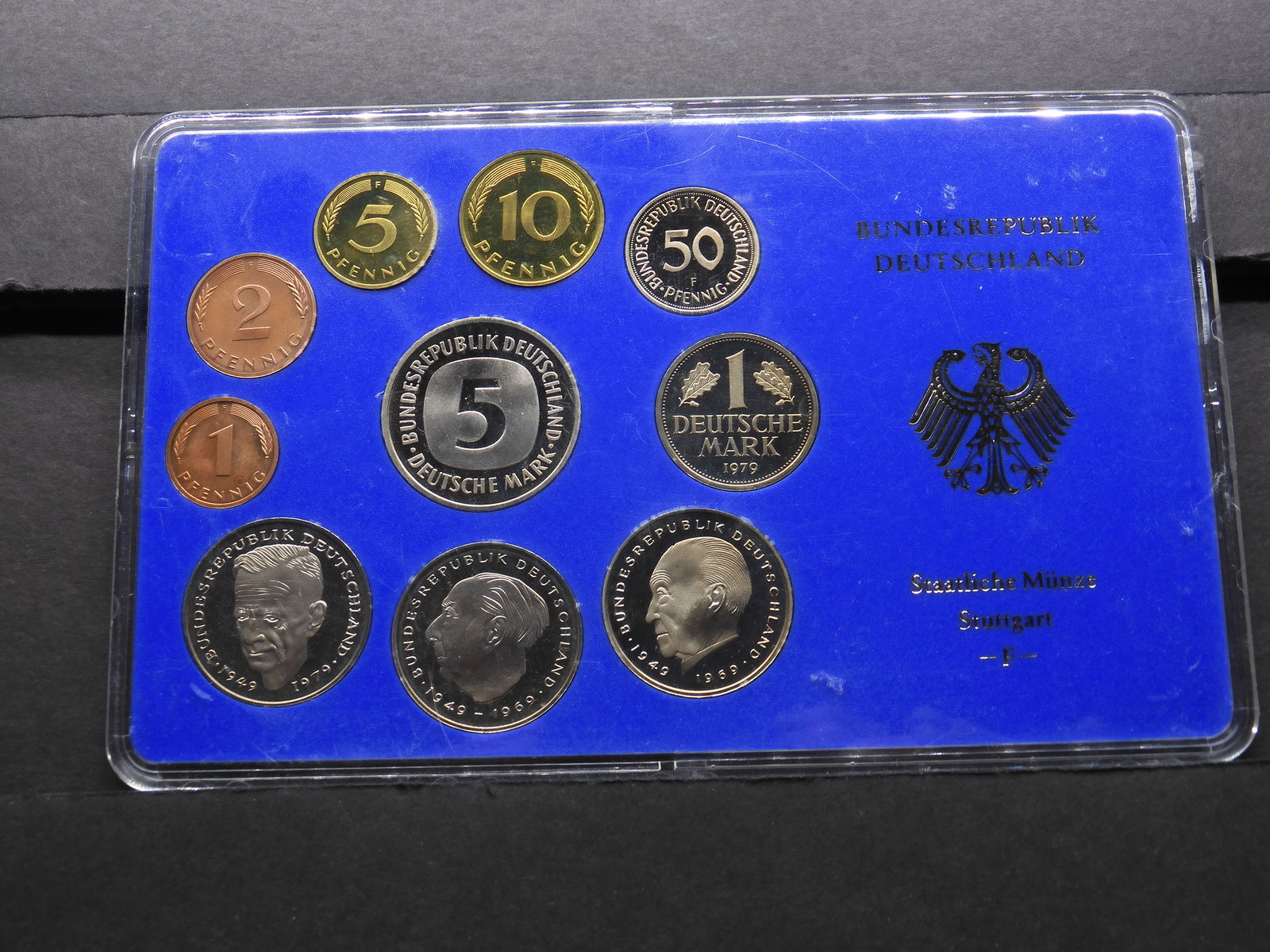 1979-F Germany Uncirculated Coin Set in Holder (1 of 2)