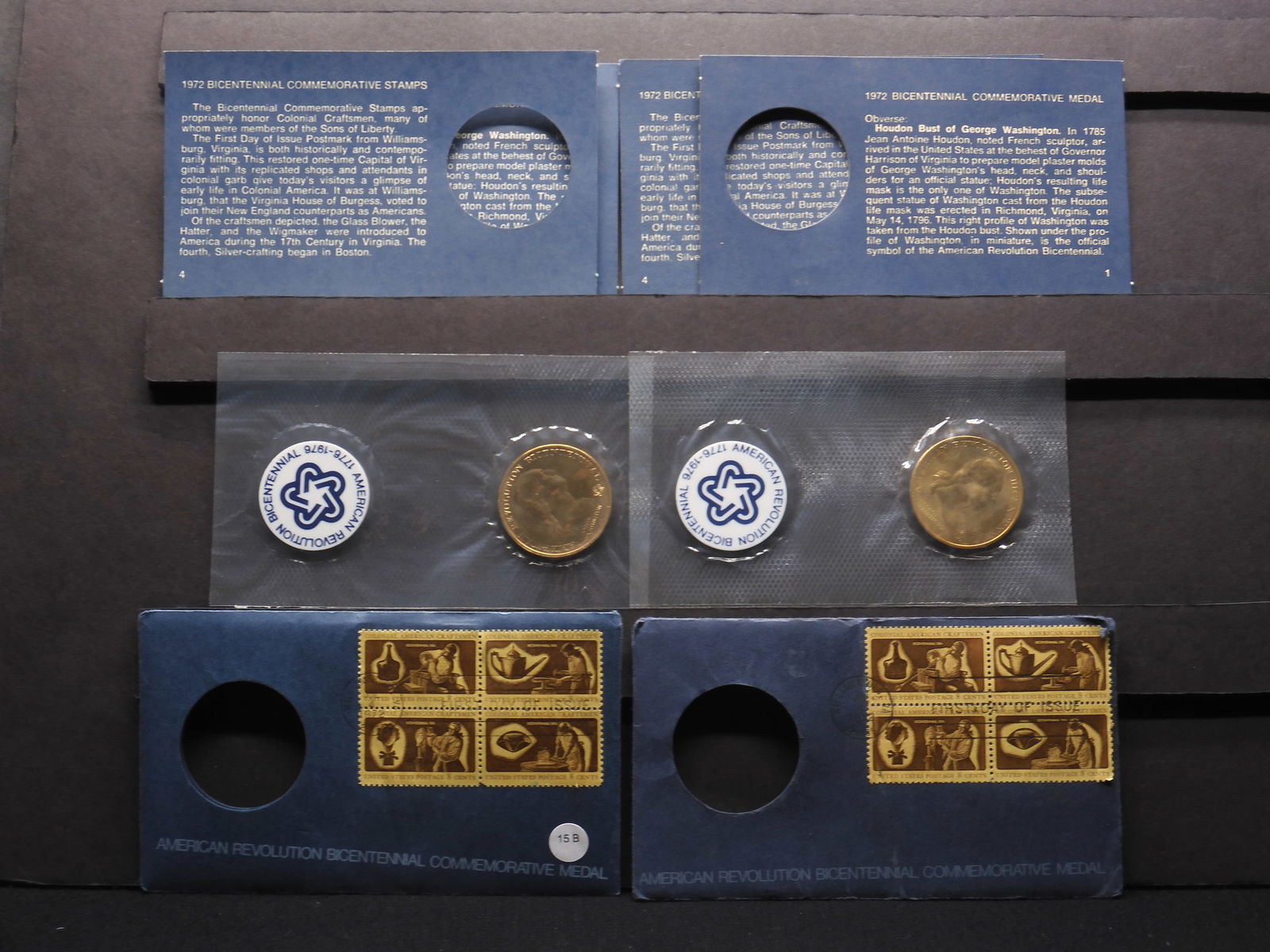 2 American Revolution Bicentennial Commemorative Medals (1 of 7)